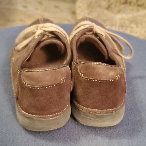 Clarks Wave Walk Womens Brown Leather Lace Up Comfort Shoes Size 8.5 W - Picture 5 of 10